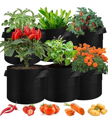 Cefrank 2 X Sac de Plantation Grand, 50 L, 34 X 35 cm, Sacs de Plantation pour Pommes De Terre