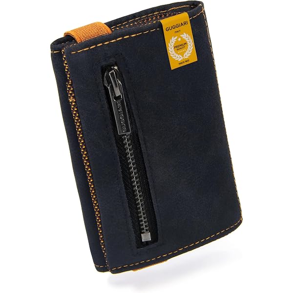Porte-carte Homme Anti RFID - Portefeuille Cuir PU Compact 9.5x7x2 Cm Avec 3 Compartiments, Idéal Cadeau Fête Des Pères