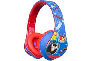PowerLocus Auriculares para niños, Auriculares Bluetooth para niños, con 85DB Volumen Limitado, Auriculares Plegable con micrófono, Micro SD Slot, Auriculares Inalámbricos y con Cable, con Estuche