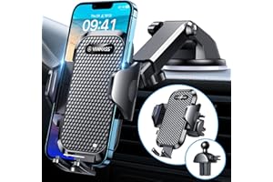 VANMASS Handyhalterung Auto 2025 Upgrade Super Stabil 3 in 1 Saugnapf & Lüftung 100% Sicher Universale Handy Halterung Auto Flexibel Passt Für Alle iPhone 17/16 /15/14 Pro Max Samsung S24/S23 Xiaomi