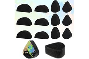 JJUNW 12 Stück Gesichtsbemalungsschwämme, Hohe Dichte Malschwamm Schwämmchen Schule Schwämme Kunst für DIY Malerei Make-up Face Paint Weihnachtskörperbemalung (4 Formen)