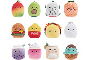 Squishville by Original Squishmallows What’s Cookin’ Squad - 12 Fan-Favorite 2-Inch Squishmallows Plush Including Carl, Floyd, Dash, Austin, and More - Toys for Kids