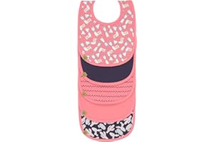 Lässig Bébé bibs ensemble (5 pcs) velcro coton imperméable/Value Pack Bib Glama Lama
