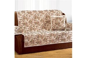 Chums Garland Tapestry Furniture Protector – Chair Sofa Arm and Cushion Covers in a Heavyweight Woven Fabric Multicolour Three Seater 55" x 72"