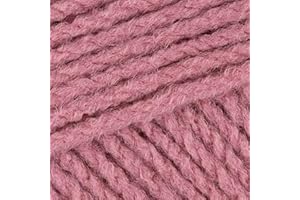 JAMES C. BRETT James C Brett Top Value Chunky Acrylic Yarn Knitting Crochet Wool 100g Ball (TC07 Dusky Pink)