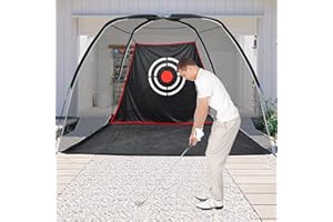 Kapler Golf Nets 10x7FT Garden Golf Practice Nets with Target Portable Golf Driving Hitting Net for Indoor Outdoor Training