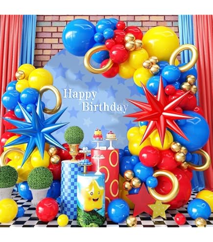 Palloncini Sonic N.4 Composizione Fai Da Te - Foto 9