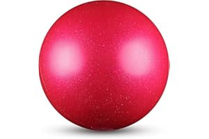 DRUNA Ball für Rhythmische Sportgymnastik Glitter 400 g 19 cm