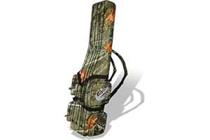 NORMANI Rutentasche Rod Case Angelkoffer Futteral mit 2, 3 oder 4 Ruten-Fächern, Verschiedene Längen wählbar - stark wasserabweisender Fishing Rucksack