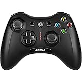 MSI FORCE GC30 V2 Wireless PC Gamepad Controller - 2.4 GHz, batteria Li-Ion 600mAh, coperture D-Pad sostituibili, due motori 