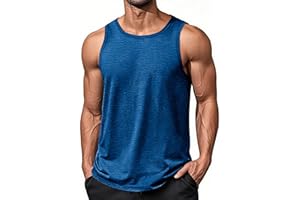 EKLENTSON Débardeur Hommes sans Manches Vêtement Débardeur Séchage Rapide Respirant Muscle Gilets Fitness Sport Tee Shirt