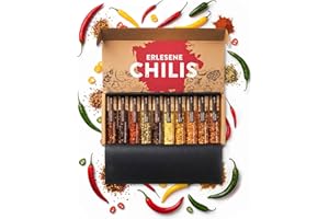 ‎TIMBER TASTE Scharfe Weihnachtsgeschenke für Männer – 10er Set [bis 1.200.000 Scoville] Chili Gewürze Geschenkset für Mann – Volles Schärfespektrum | Besonderes Chili Set Geschenke für Männer by TIMBER TASTE®