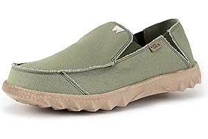 Kickback Couch - Mens Shoes - Lightweight Slip On Canvas Shoes Men - Loafers for Men - All Day Comfort - Slip On or Slide in Mens Casual Shoes