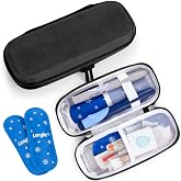 SUNMON Insulin Cooler Travel Case - Portable Diabetes Travel Case with 2 TSA Approved Ice Pack, Insulin Pen Cooler Travel Cas