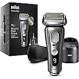 Braun Series 9 Pro, Rasoio Elettrico Barba, Rifinitore di precisione, Custodia da Viaggio in tessuto, Con Stazione SmartCare,