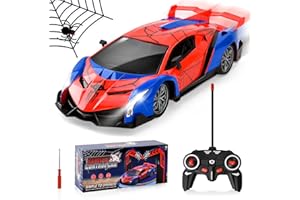 DAOUZL Spider RC Car 2.4Ghz con Luce LED e Drift per Bambini da 3 a 8 Anni