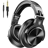OneOdio A71 Hi-Res Cuffie Cablate Over Ear, Cuffie Musica con Audio Stereo e Shareport, Jack da 3,5 mm e 6,35 mm, Studio Regi