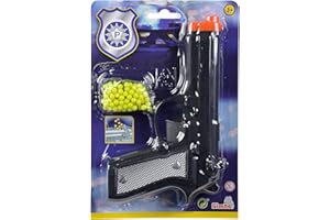 Simba 108022556 - Pistola a sfera con munizioni, 3 scomparti assortiti, 100 palline, 21 cm, pistola per bambini, a partire dai 3 anni in su