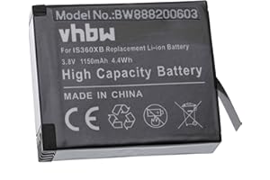 vhbw Bateria kompatybilna z kamerą Insta360 One X (1150 mAh, 3,8 V, litowo-jonowa)