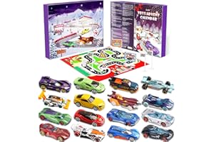 ‎GOFFII Autos Spielzeug Adventskalender Kinder 2025, Sportwagen Rennspielzeug, 24 Tage Weihnachtskalender Geschenk für 3-12 Jahre alt Jungen Mädchen