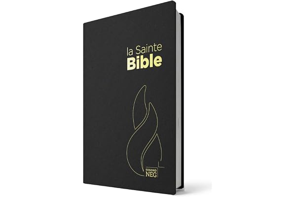 Bible Segond NEG, compacte, noire : couverture souple, flexa