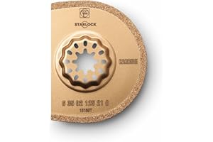 FEIN Disco de metal duro Ø 75 mm, Alojamiento SL Segmentado, ancho de corte 1,2 mm, Para eliminar juntas de baldosas dañadas, el fresado de ranuras en revoque y materiales de construcción parecidos