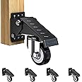 GBL Heavy Duty Retractable Workbench Caster Wheels Screws - Set Of 4 Castor - View #4