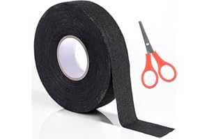 Weysoo Hockey Stick Tape, 82 Ft Anti Slip Grip Tape, Self-adehesive Rubber Grip Tape for Ice Hockey/Golf/Tennis/Squash/Badminton/Baseball