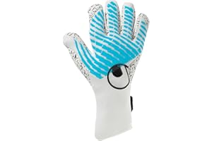 uhlsport Cybertec Supergrip+ Finger Surround - Guanti da Portiere di Calcio Bambini e Adulti