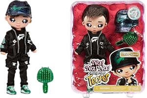 NA! NA! NA! SURPRISE Na Na Na Surprise Poupée mannequin Teens – À collectionner – Poupée garçon en chiffon & tissu de 27,94 cm, inspirée du dragon - Parker Scorch