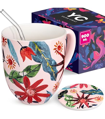 KIUB Set De 2 Mini Tasses Paris Tour Eiffel - Motif Chat Au Restaurant & Chat Couché - Porcelaine Fine 7,5 Cm
