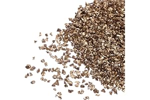 sourcing map 20g Paillettes Verre Métallique Pilé Concassé, 1-3mm Irregulier pour Artisanat Bricolage Bijoux Vase Remplissage Epoxy Résine Foncé Marron