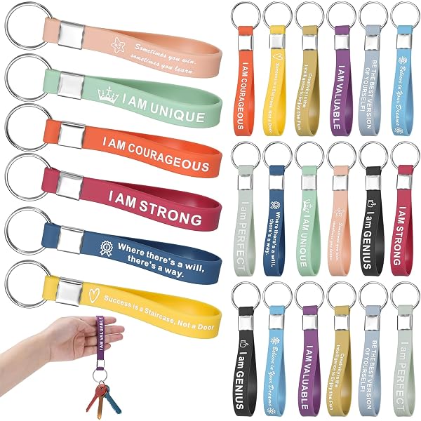 10 Porte-clés Tressés Multicolores - Pour Clés Voiture Et Maison