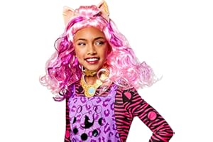 RUBIE'S Rubies Oficjalna peruka Monster High Clawdeen Wolf dla dzieci, fantazyjne akcesoria do kostiumu, Halloween, Halloween