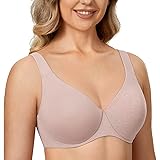 Delimira Women's Minimiser Bra Seamless Plus Size Non Padded Underwired Bras