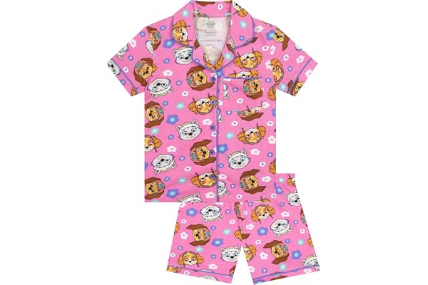 PAW Patrol Pyjamas, Skye, Liberty & Everest Flickpyjamas, Sommarpyjama för Flickor