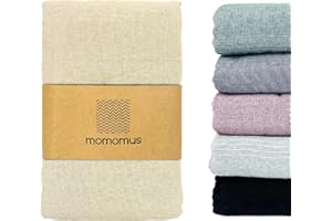 ‎MOMOMUS MOMOMUS Dünne Tagesdecke, Bettüberwurf Vielseitiger oder Dünne Überwurf für Bett - Leichte, Praktisch, Komfortabel - Ideal als Überwurfdecke für Sofa, Sessel und Bett - Beige, 170x260 cm