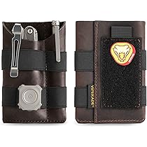 Viperade PJ9 Plus Braun Lederholster für EDC Gear Multi Belt Sheath, 16