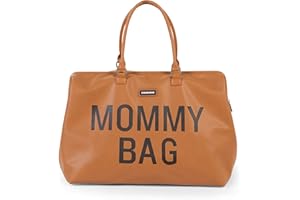 CHILDHOME Mommy Bag, Wickeltasche, Mutterschaft, Reisetasche, große Kapazität, Wickelunterlage, verstellbarer Schultergurt, Thermotasche, Kofferdurchlass