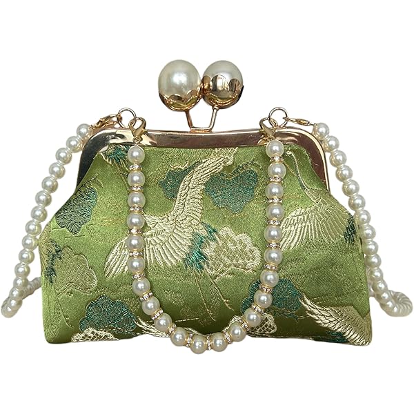 CORIOS Vintage Clutch Uit De Jaren 20, Handgemaakte Pareltas Voor Dames Avondtas Elegante Schoudertas Kettingtas Crossbodytas Kleine Tas Bruiloft Banket Feest Gala Tas Rood