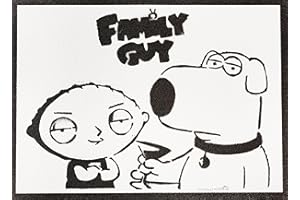 moreno-mata Autentici Graffiti Fatti a Mano I Griffin Handmade Poster Serie TV Quadro Moderno Soggiorno Decorazione Parete Regalo Uomo e Donna