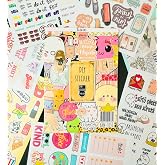 giftmoda My DIY Sticker Book 24 * 17 cm 16 Sayfa &Ouml;zel Tasarım Rengarenk Sticker Kitabı