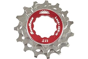 SunRace, GHIERA R.Libera+3 PIGNONI 11V. Unisex Adulto, Argento, Unica