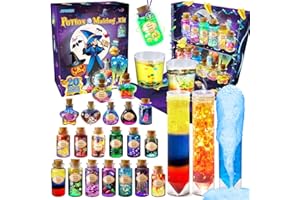JOPSHEEN Kreative Geschenk für Kinder, 20 Zaubertrank Bastelset, Witchcraft Kit Hexen Zubehör, Experimente Spielzeug Für Kinder
