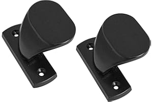 ADGO Diana Poignée Poignée à Tirer pour Balcon, Terrasse, Balcon, Portillon de Porte de Garage 85, Noir, 1 pièce