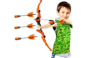 SGM-AX1020, Hyper Strike Bow and foam Arrows, Archery Set For Kids, 2 Zonic Whistle Arrows And 1 Suction Cup Arrow, Great for Long Range 250ft Outdoor Play, for Ages 14 and Up