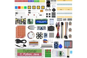 Freenove Ultimate Starter Kit for Raspberry Pi Pico 1 2 W (Not Included), 767-Page Detailed Tutorial, 220 Items, 119 Projects, Python C Java Code