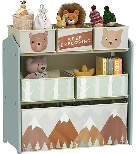 Kinderen Kinderen Boekenplank Eenvoudige Houten Boekenplank, 8 Compartimenten, Met Open Rekken, Geschikt For Thuiskantoor, Geschikt For Woonkamer/Studeren/Slaapkamer Planken voor Opbergers voor Bo