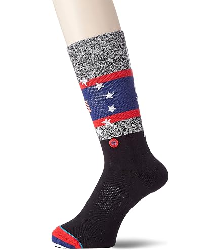 Stance California Republic II Crew Socks (Off White, m