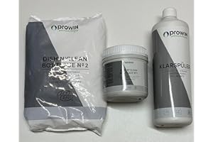 Prowin Winter GmbH Spülmaschinen-Set mit Pulver, Salz und Klarspüler